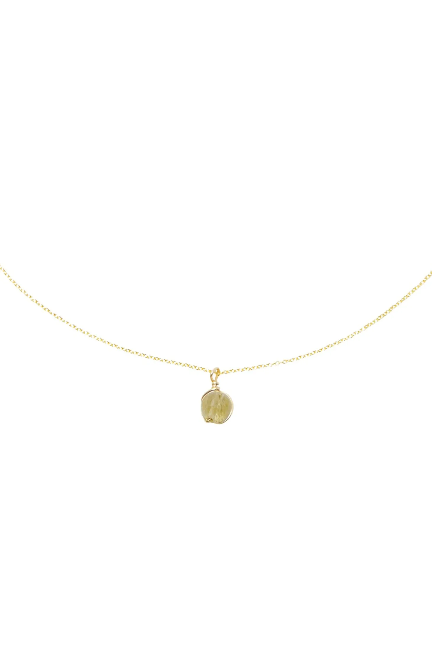 Clearance Carolina Miriam Necklace Champagne