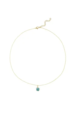 Clearance Carolina Miriam Necklace Turquoise