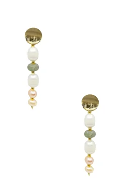 Best Carolina Monroe Pearl Earrings Multicolour