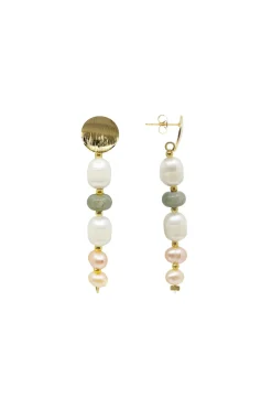 Best Carolina Monroe Pearl Earrings Multicolour
