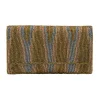 Shop Carolina Namira Sequinned Clutch Bag Gold/Silver
