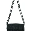 Flash Sale Carolina Nara Sequinned Clutch Bag Black