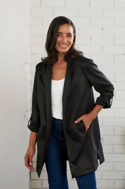 Best Carolina Nebraska Jacket Black Faux Suede