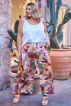 Online Carolina Nikki Palazzo Pants in Delia Print