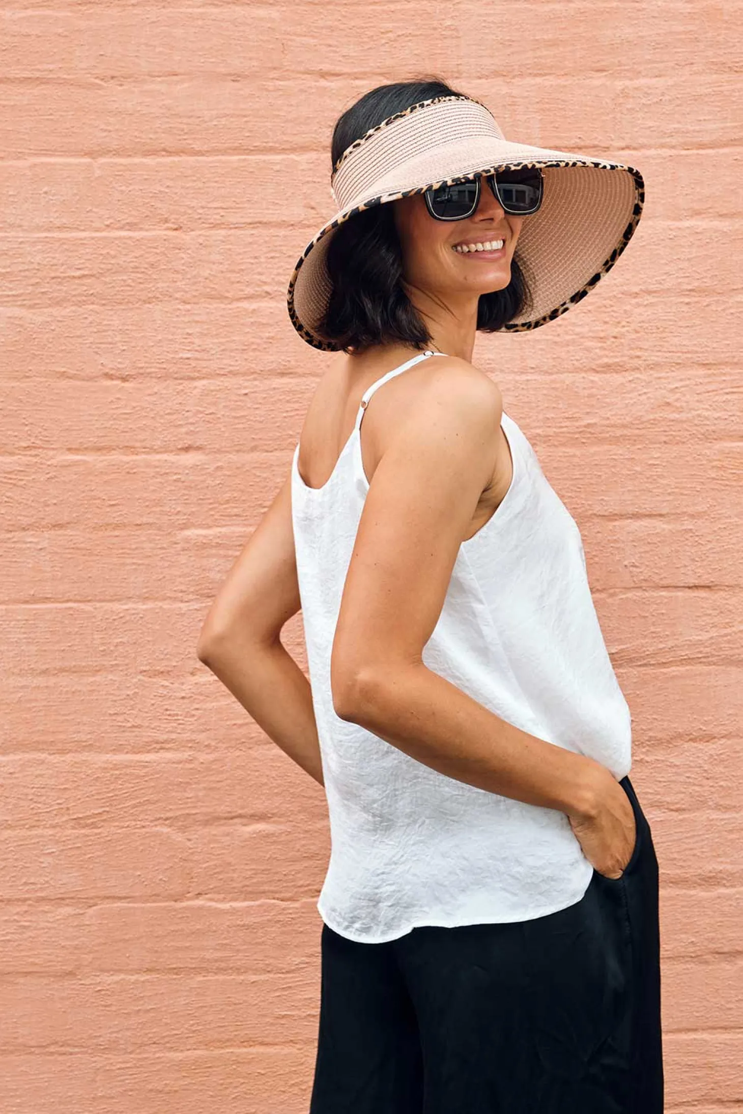 Best Carolina Norma Sun Visor Blush