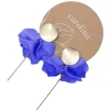 Outlet Carolina Pansy Earrings Indigo