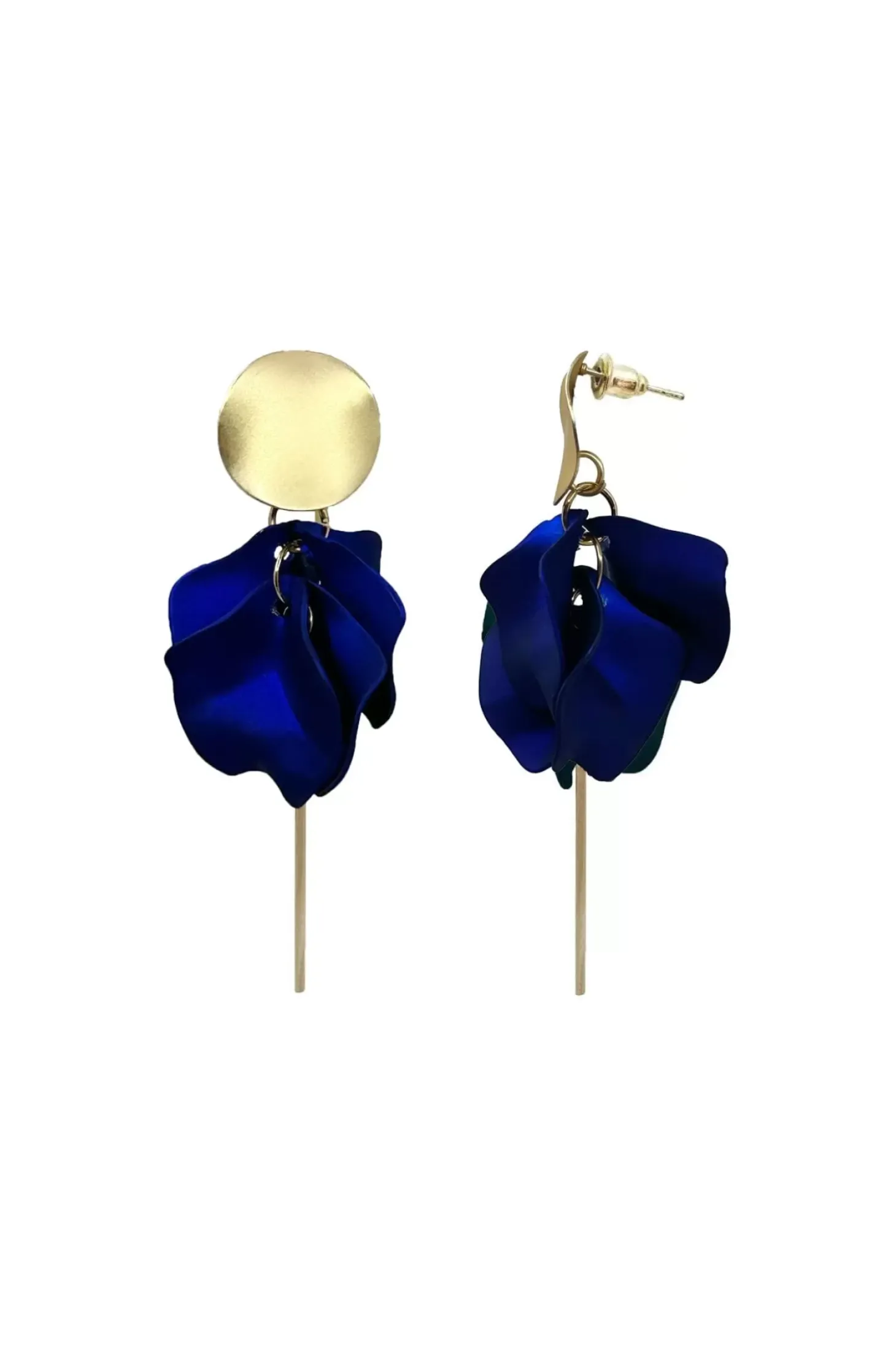 Outlet Carolina Pansy Earrings Indigo
