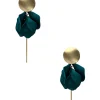 Outlet Carolina Pansy Emerald Earrings