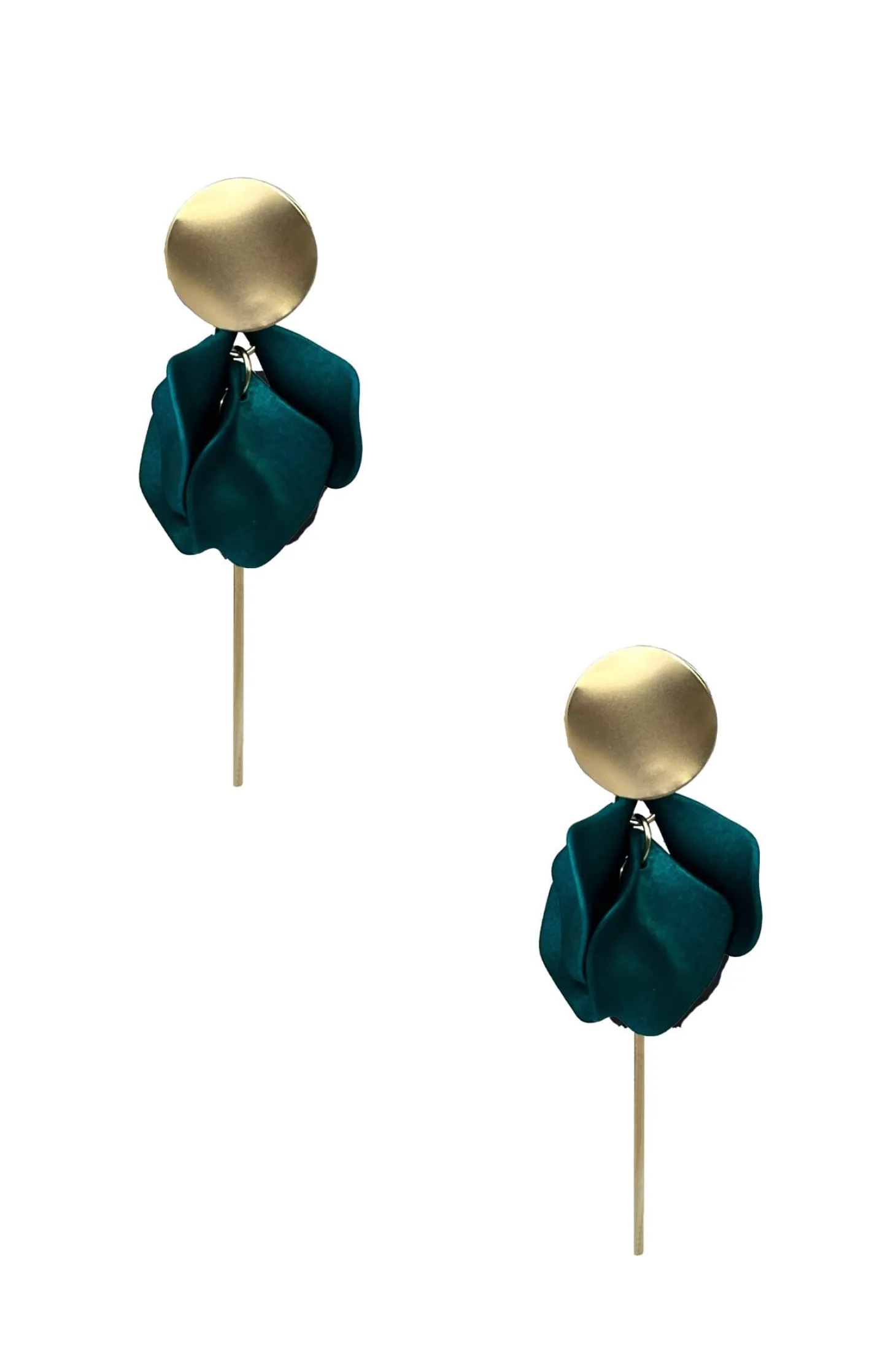 Outlet Carolina Pansy Emerald Earrings