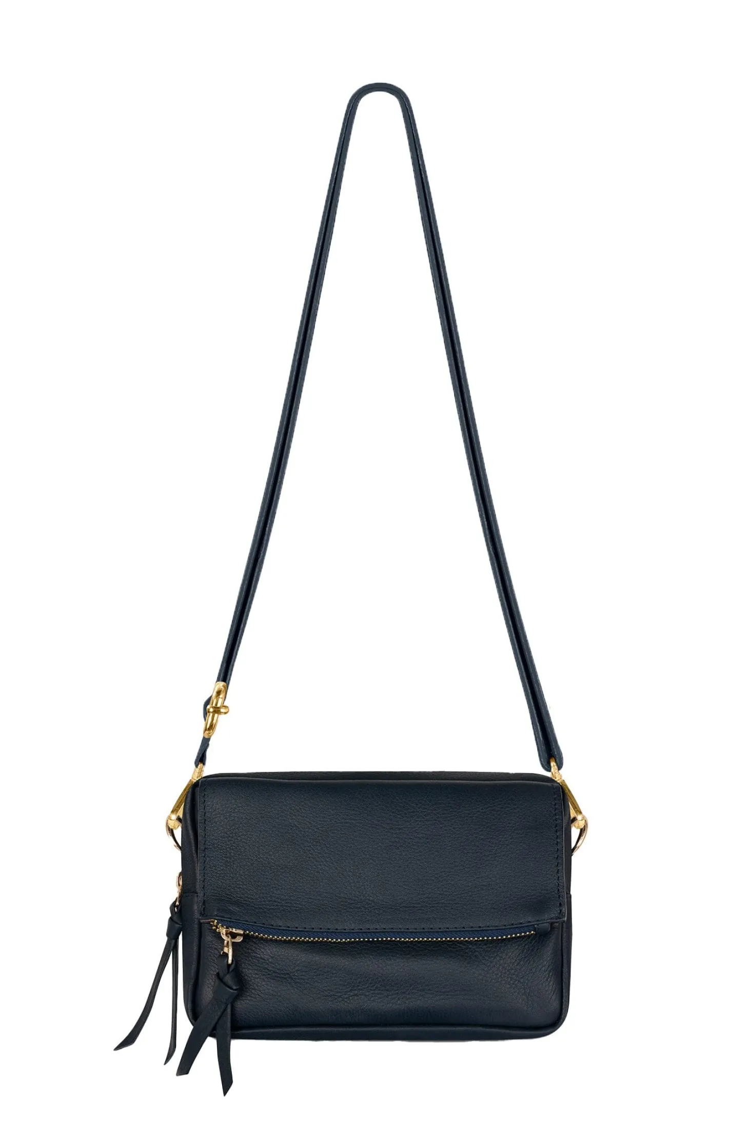 New Carolina Philippa Leather Bag Navy
