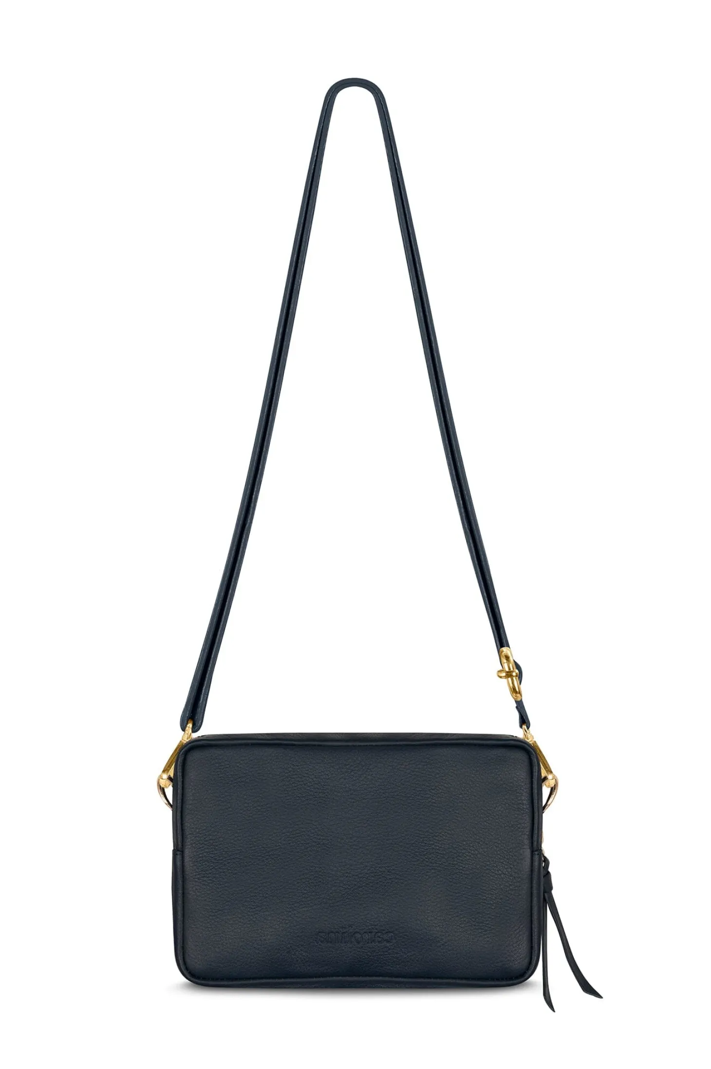 New Carolina Philippa Leather Bag Navy