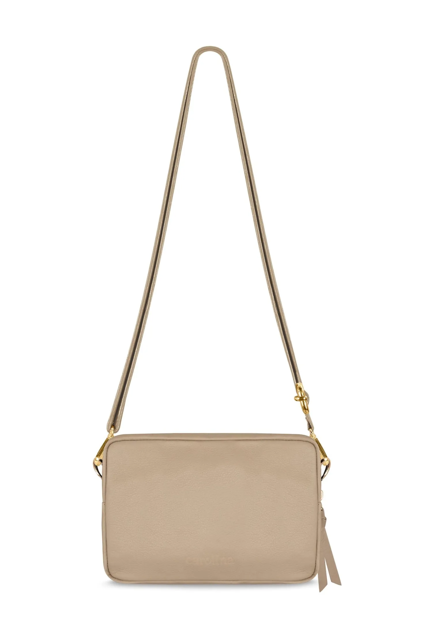 Fashion Carolina Philippa Leather Bag Nude