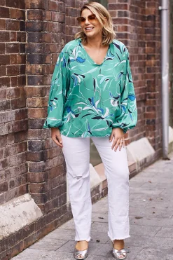 Best Carolina Rai Print Top