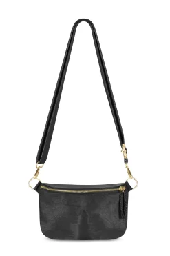 Store Carolina Ramona Leather Handbag Black Cowhide