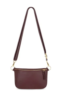 Fashion Carolina Ramona Leather Handbag Burgundy