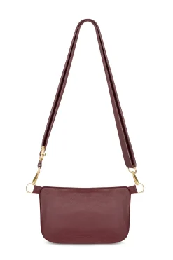 Fashion Carolina Ramona Leather Handbag Burgundy