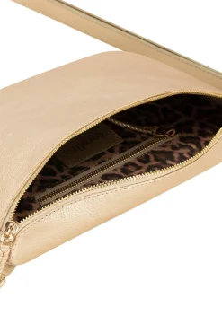 Outlet Carolina Ramona Leather Handbag Gold