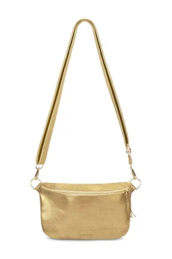 Cheap Carolina Ramona Leather Handbag Gold Metallic