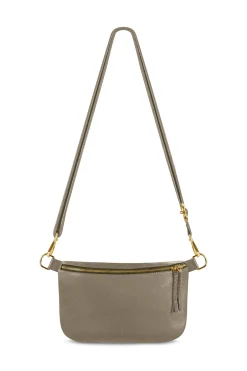 Outlet Carolina Ramona Leather Handbag Khaki