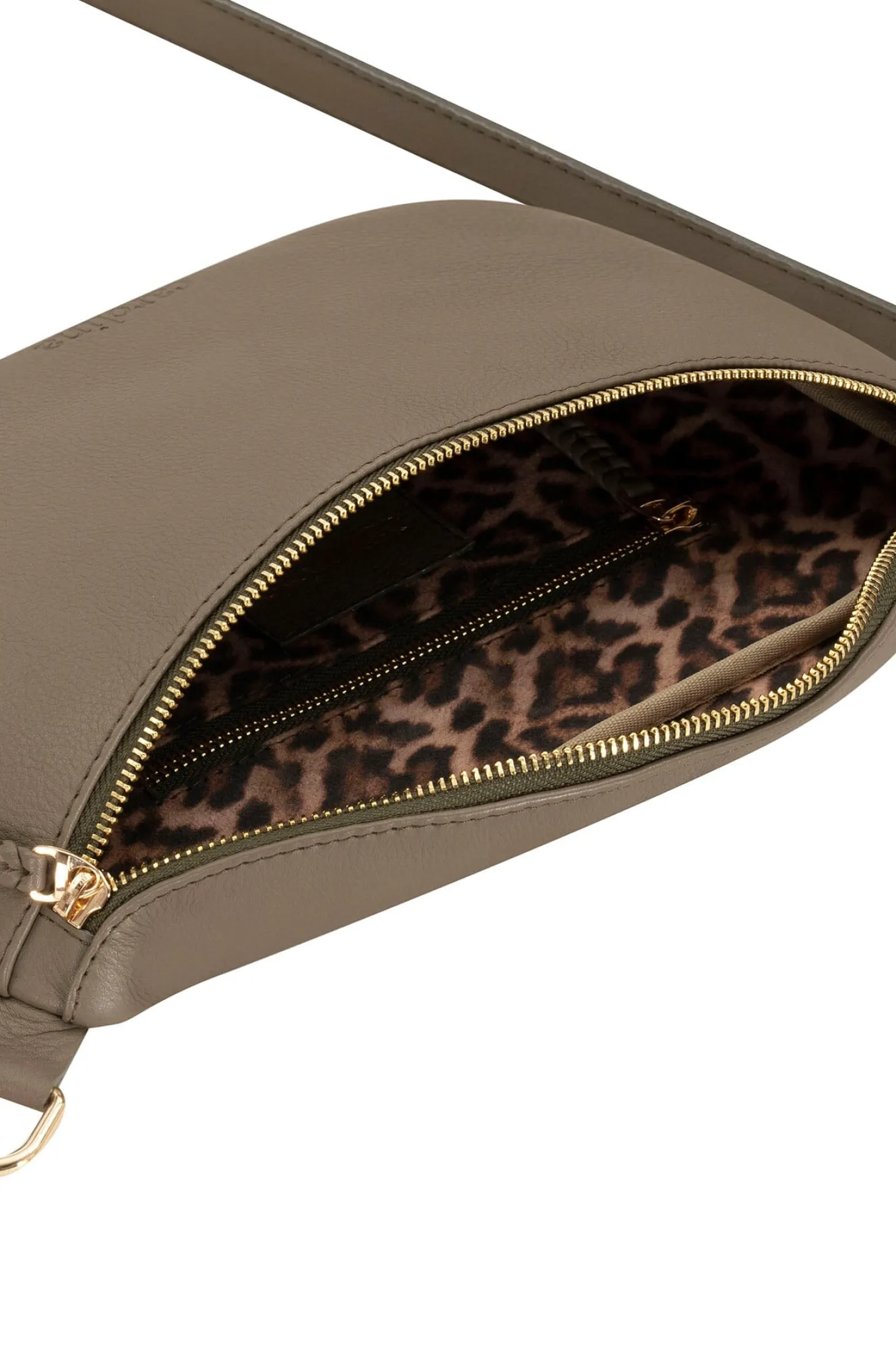 Outlet Carolina Ramona Leather Handbag Khaki
