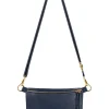 Cheap Carolina Ramona Leather Handbag Navy