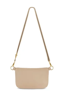 Outlet Carolina Ramona Leather Handbag Nude
