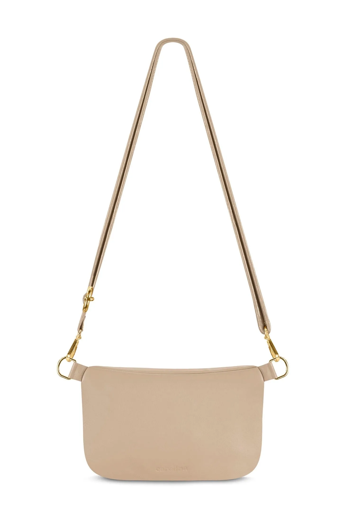 Outlet Carolina Ramona Leather Handbag Nude