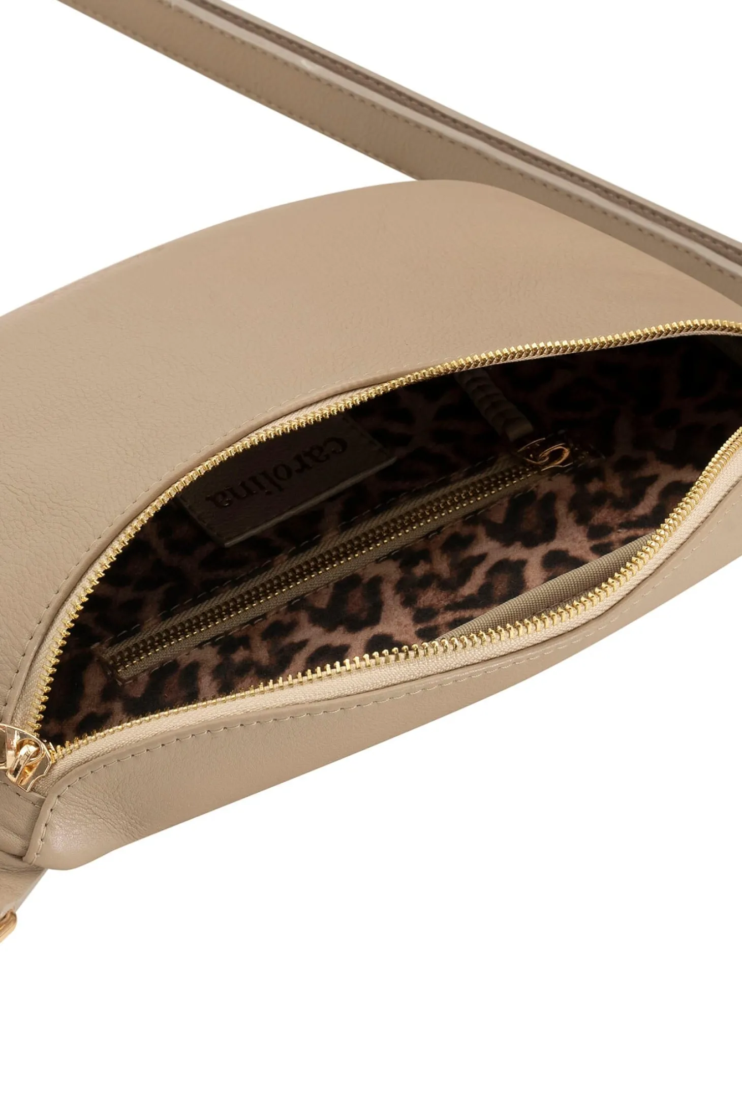 Outlet Carolina Ramona Leather Handbag Nude
