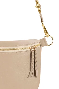 Outlet Carolina Ramona Leather Handbag Nude