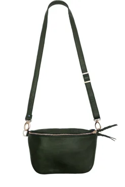 Shop Carolina Ramona Leather Handbag Olive