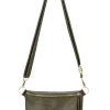 Discount Carolina Ramona Leather Handbag Olive Cowhide