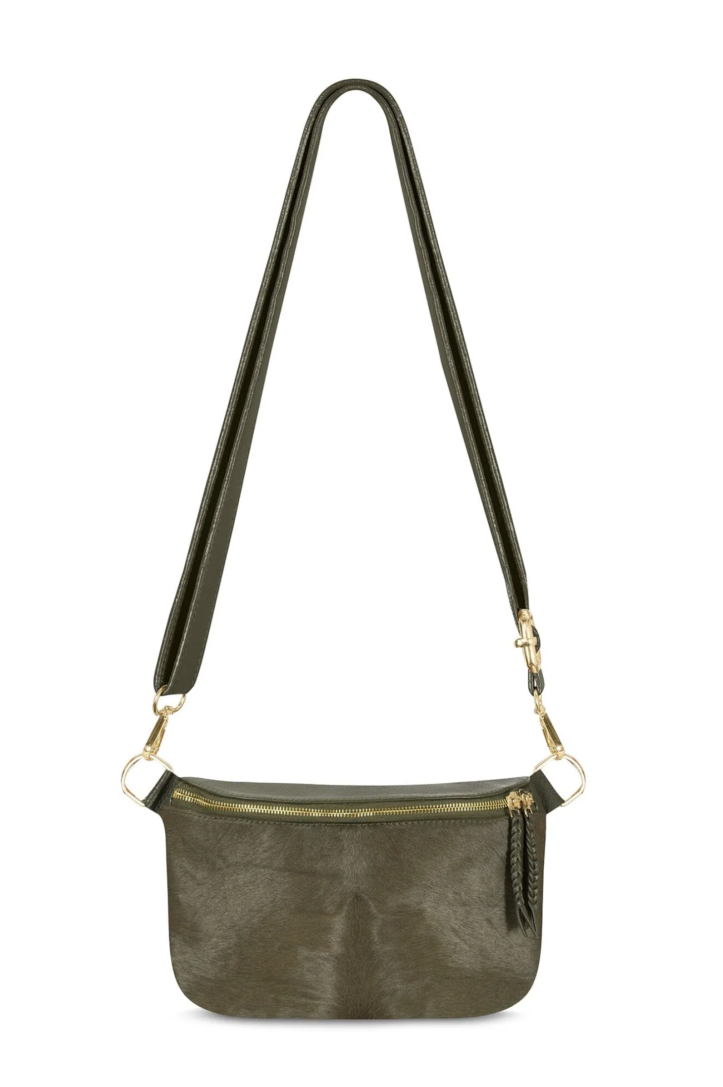 Discount Carolina Ramona Leather Handbag Olive Cowhide