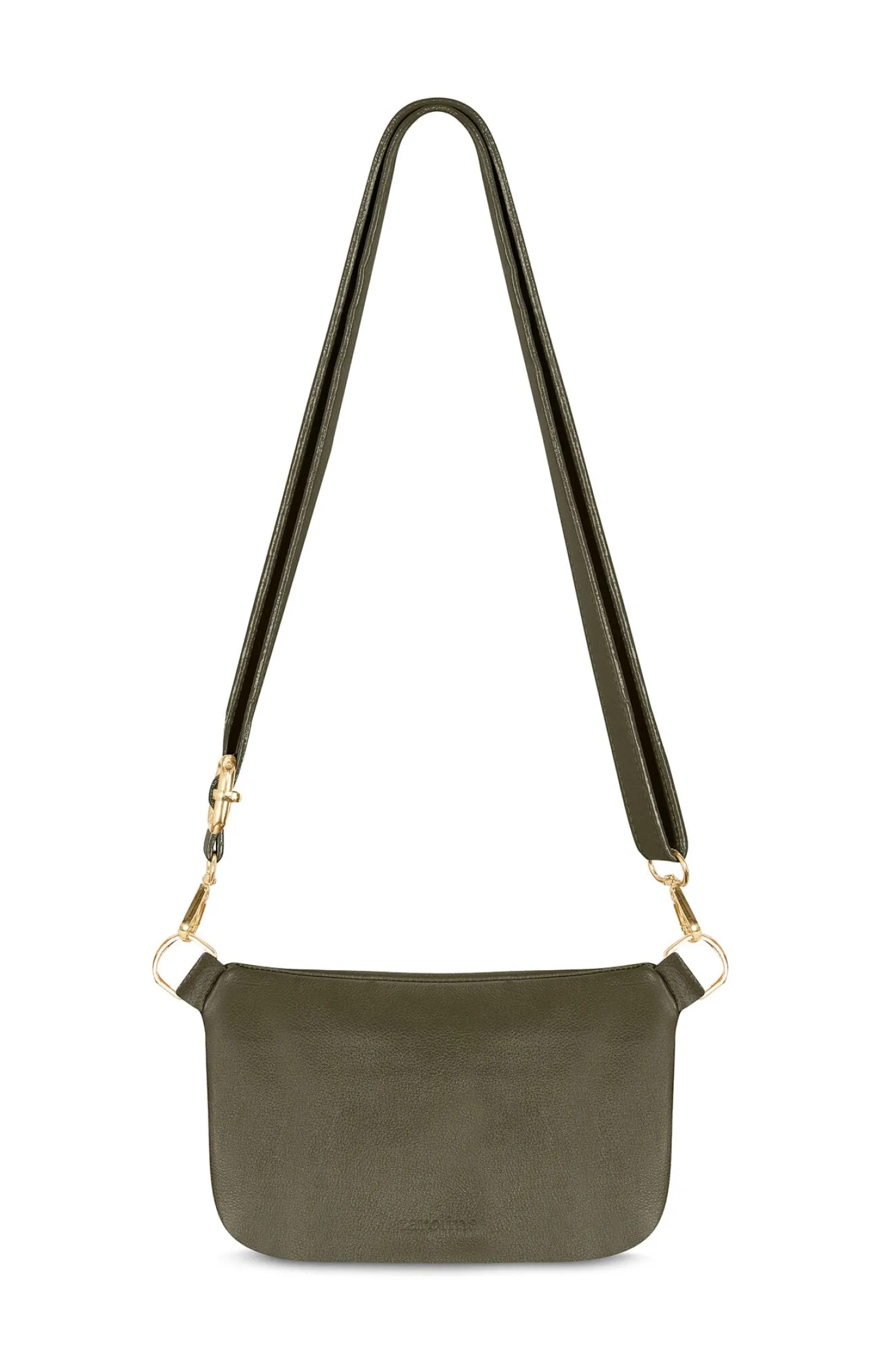 Discount Carolina Ramona Leather Handbag Olive Cowhide