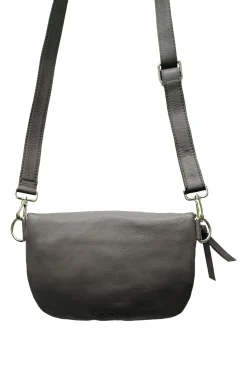 Shop Carolina Ramona Small Leather Handbag Khaki