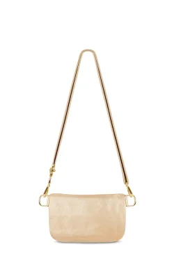 Outlet Carolina Ramona Small Leather Handbag Gold