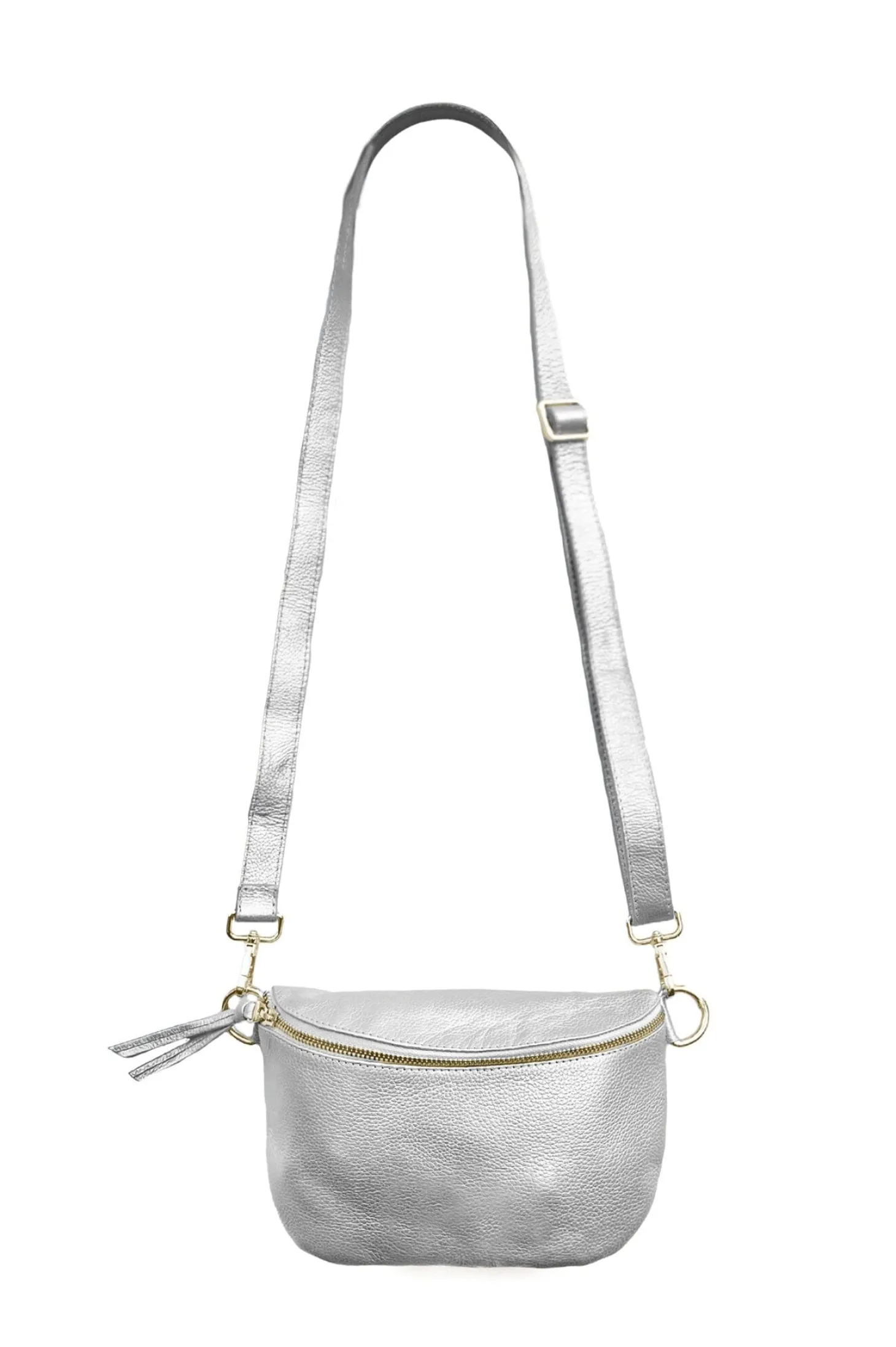 Best Sale Carolina Ramona Small Leather Handbag Silver