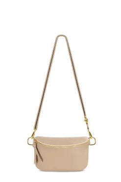 Discount Carolina Ramona Small Leather Handbag Nude