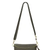 Online Carolina Ramona Small Leather Handbag Olive