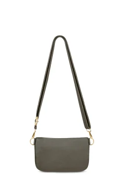 Online Carolina Ramona Small Leather Handbag Olive