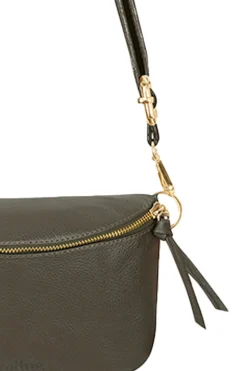 Online Carolina Ramona Small Leather Handbag Olive