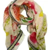 Shop Carolina Rebekah Floral Modal Scarf Mellow