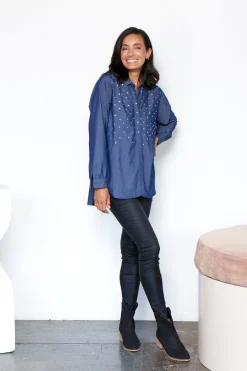 Clearance Carolina Renata Tencel Collared Shirt
