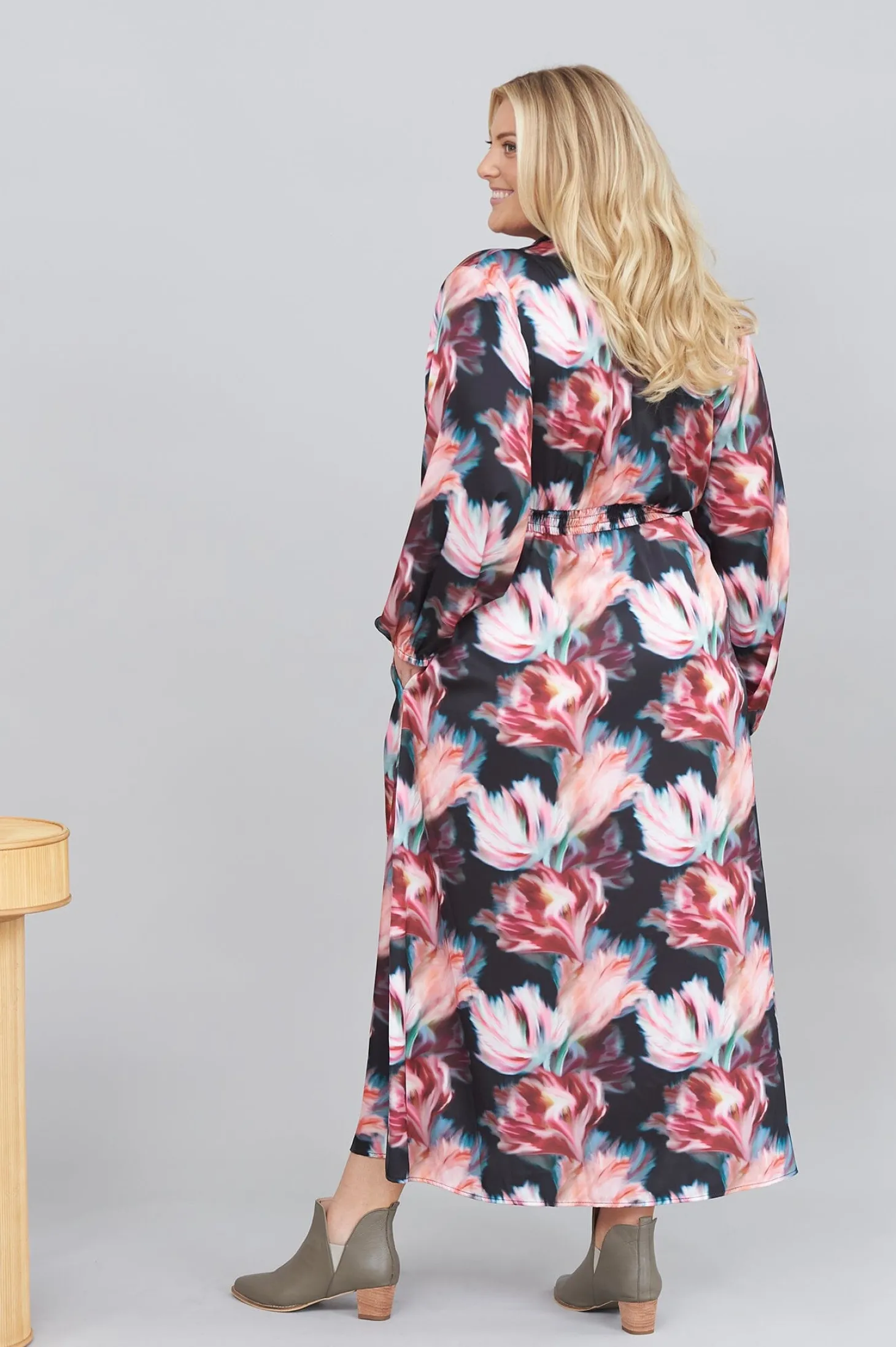 Store Carolina Romy Floral Print Dress
