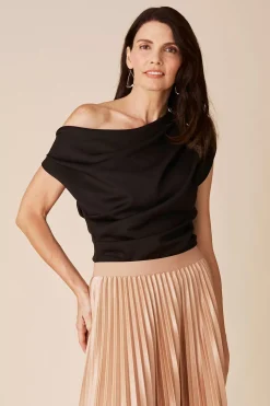 Best Sale Carolina Roslyn Top Black