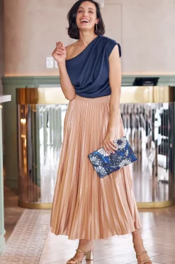 Outlet Carolina Roslyn Top Navy