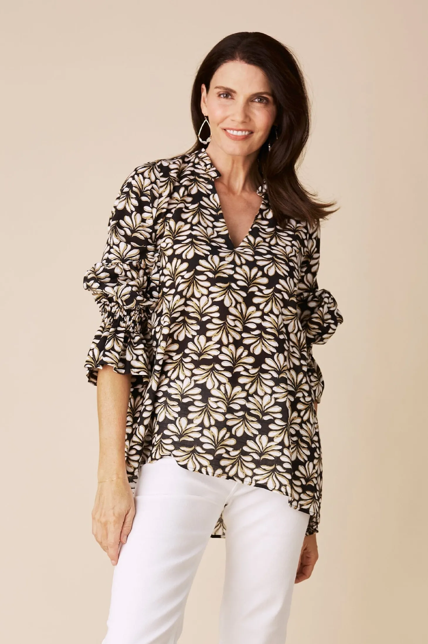 Cheap Carolina Roxie Floral Print Top