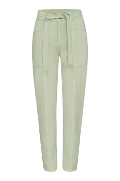 Store Carolina Sabrina Tie Waist Jeans Aloe