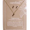 Online Carolina Sagittarius Zodiac Necklace & Earring Set