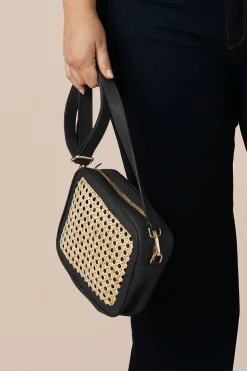 Hot Carolina Sammy Leather Bag Black