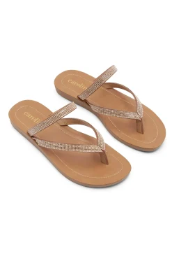 Online Carolina Samos Slides Rose Gold